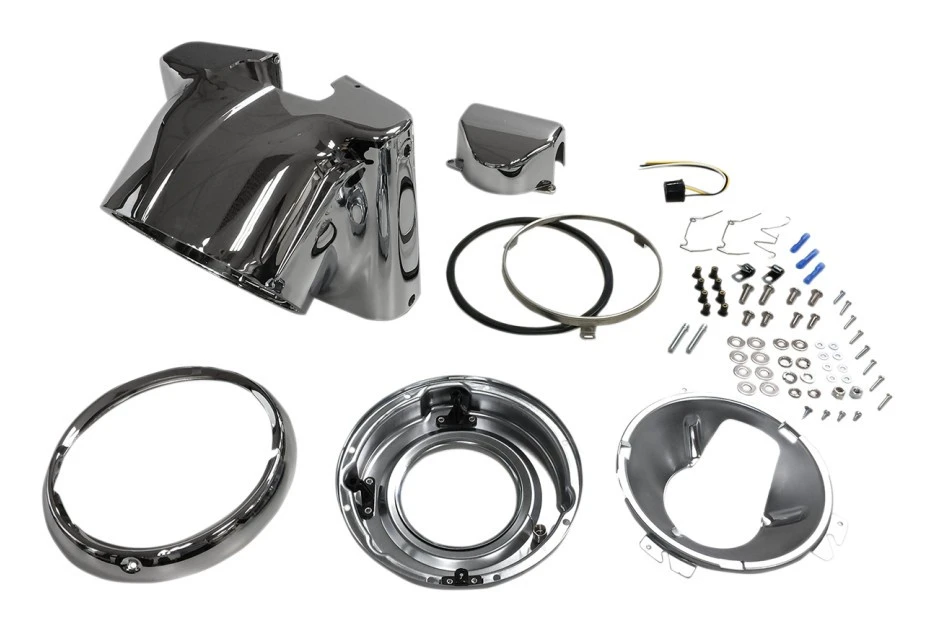 Drag Specialties 7" Headlight Nacelle Kit For Harley Softail 1986-2017 - Image 3