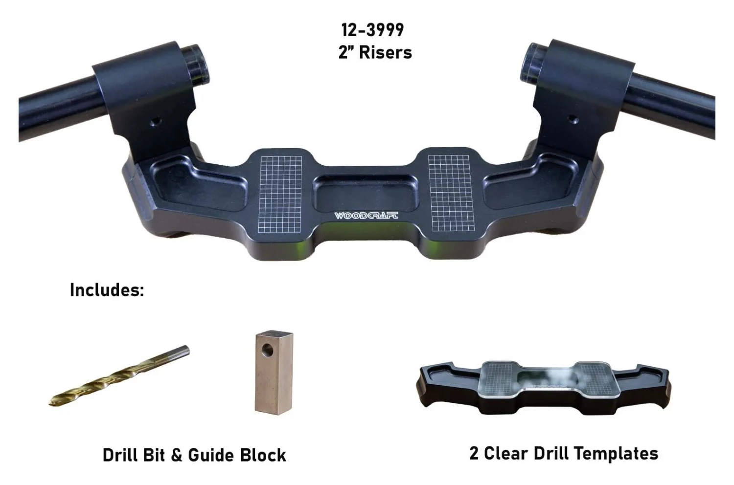 Woodcraft Universal Clip-On Risers W/ Adapter Plate - Image 7