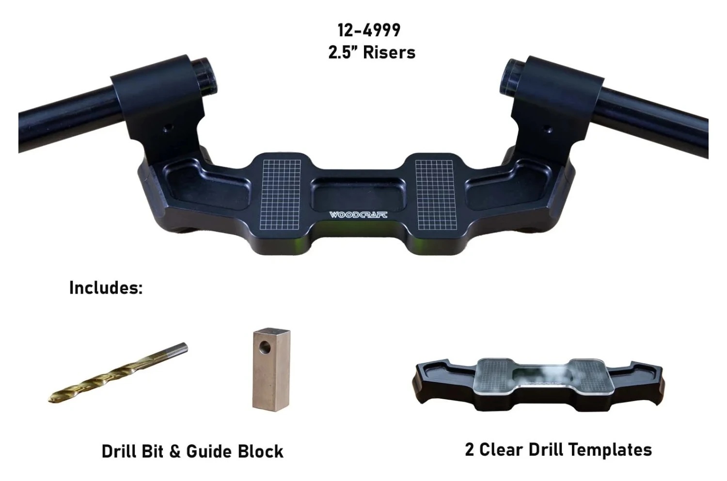 Woodcraft Universal Clip-On Risers W/ Adapter Plate - Image 8