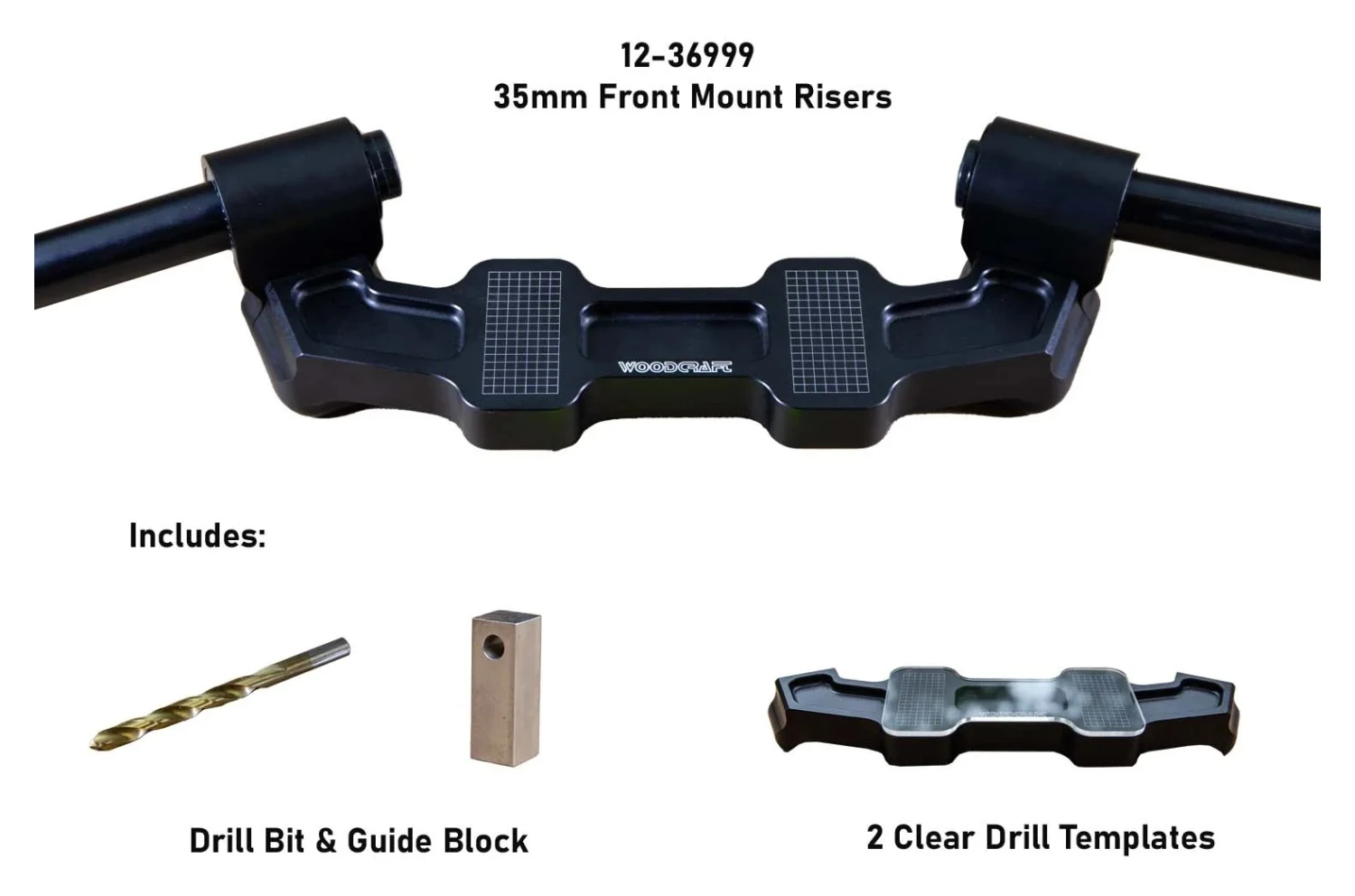 Woodcraft Universal Clip-On Risers W/ Adapter Plate - Image 10