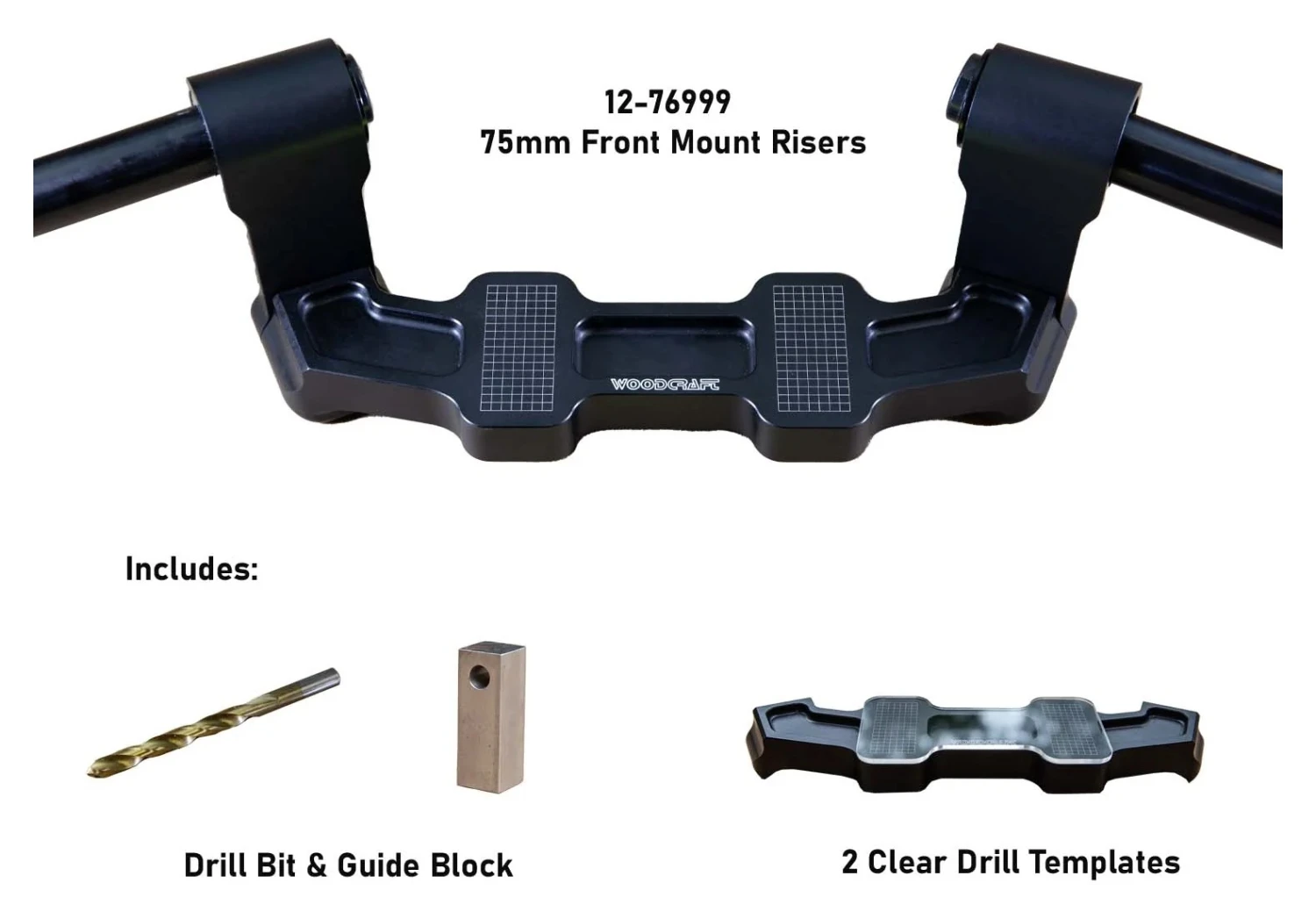 Woodcraft Universal Clip-On Risers W/ Adapter Plate - Image 11