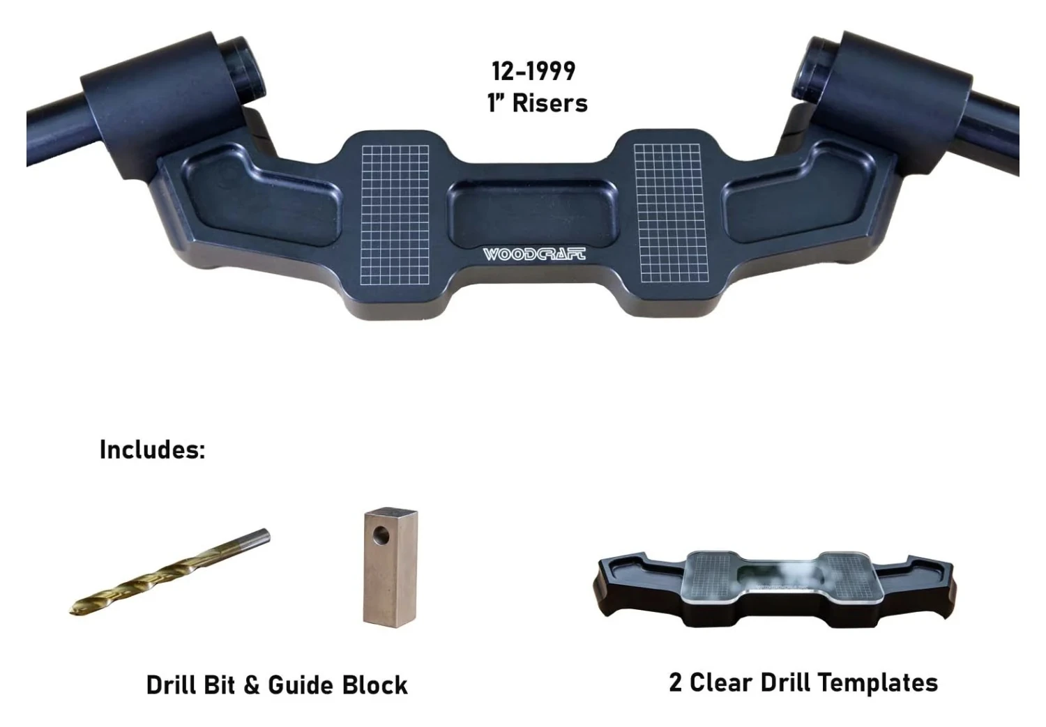 Woodcraft Universal Clip-On Risers W/ Adapter Plate - Image 5